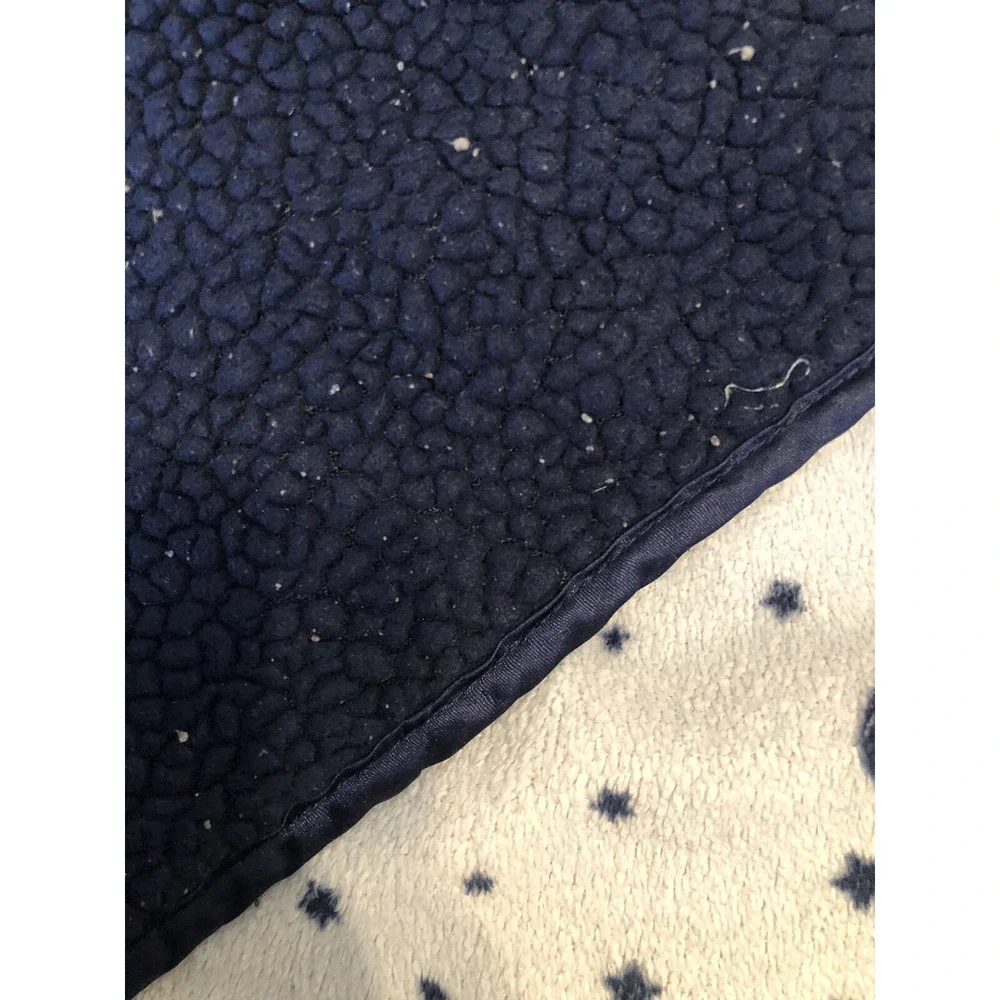 Carter's Child of Mine Blue Monkey Baby Blanket Moon Star Sherpa Lovey